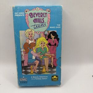 Beverly Hills Teens The Make-Over (VHS 1987) DiC Cartoon Kids RARE CULT HTF NM